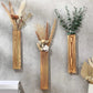 Vases Suspendus en Bois - Décoration Murale de Poche