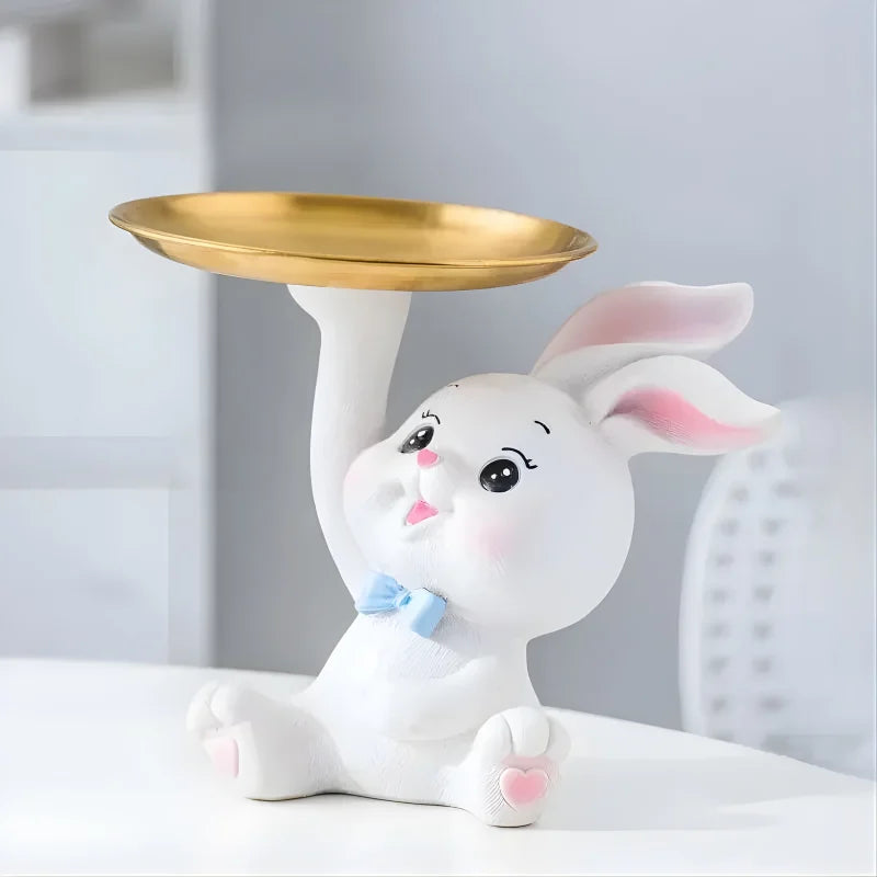 Porte-Monnaie Créatif et Mignon en Forme de Lapin en Pierre