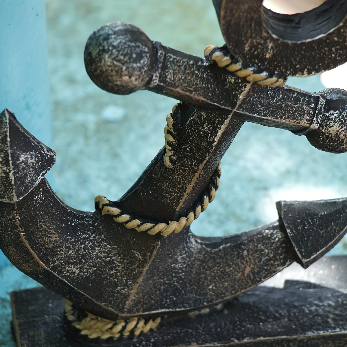 Décoration de Jardin Marin d’Ancre de Bateau