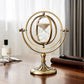 Luxueuse Statue en Forme de Globe et de Sablier