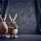 Sculpture Artisanale en Bois - Couple de Cerfs