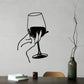 Décoration Murale en Métal - Pour Amateur de Vin