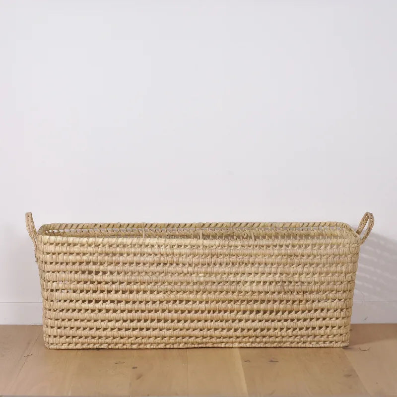 Panier de Rangement en Feuilles de Palmier 100cm