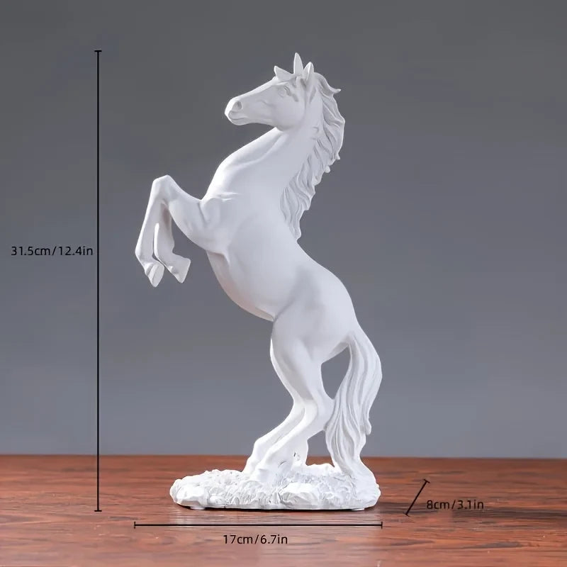 Sculpture de Cheval Montante de Luxe