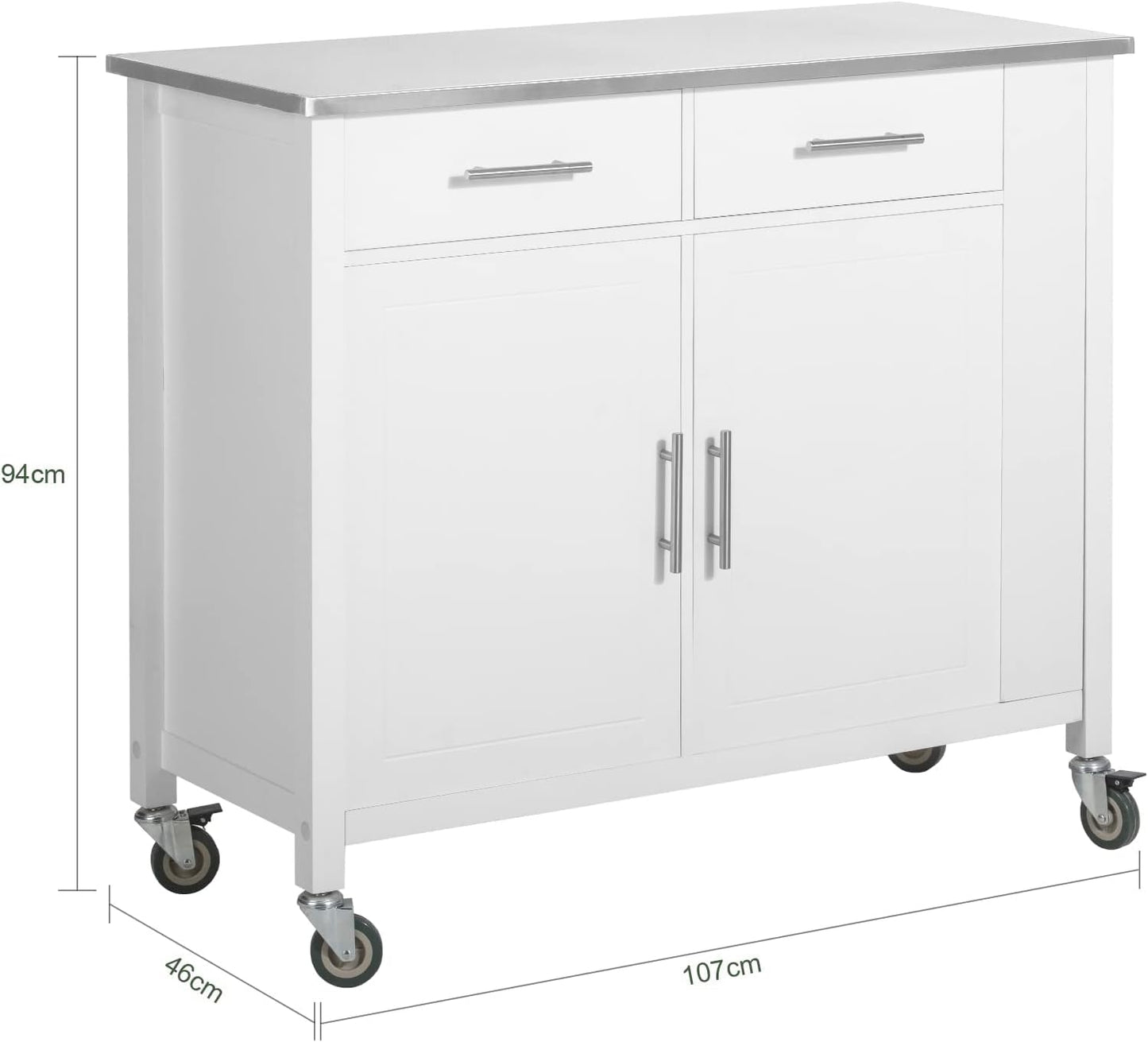 Chariot de Cuisine | Rangement à roulettes