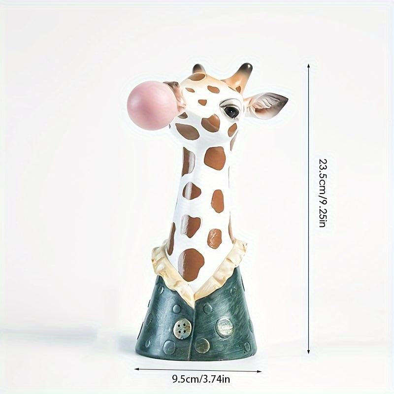 Vase Créatif Zèbre/Girafe Soufflant des Bulles