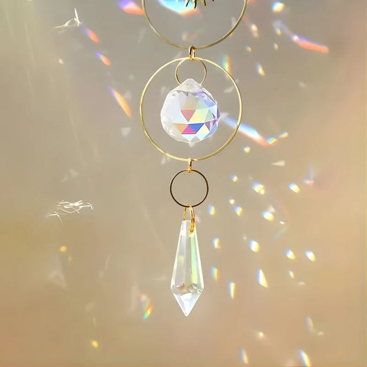 Pendentif Attrape-Soleil en Cristal