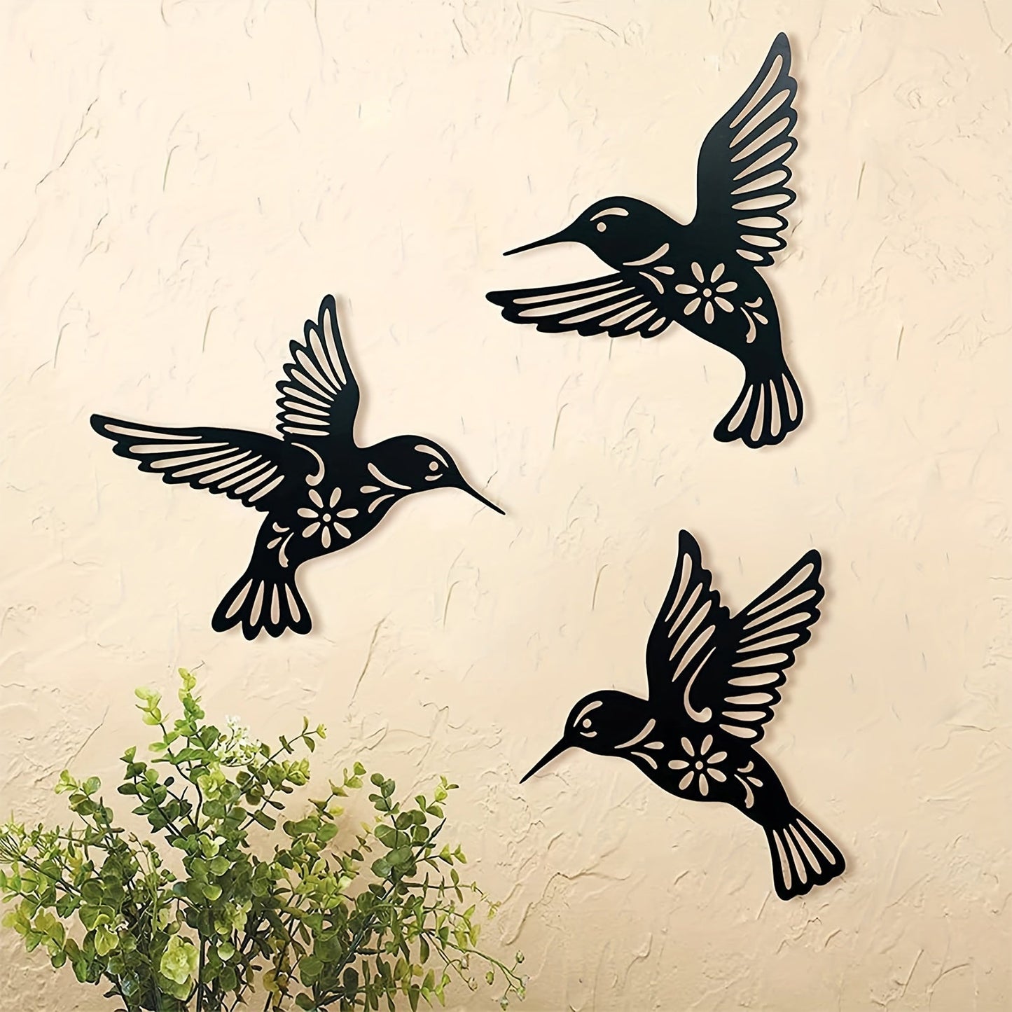 Décoration Murale - Colibri en Métal