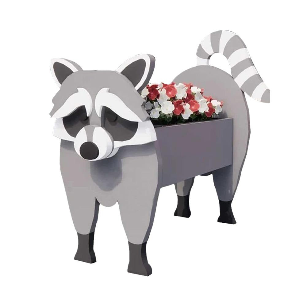 Pot de Fleurs avec Motif Animalier pour le Jardin - Récipient en Forme d'Animal de Dessin Animé Mignon