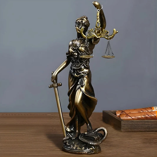 La Sculpture de la Déesse de la Justice