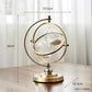 Luxueuse Statue en Forme de Globe et de Sablier