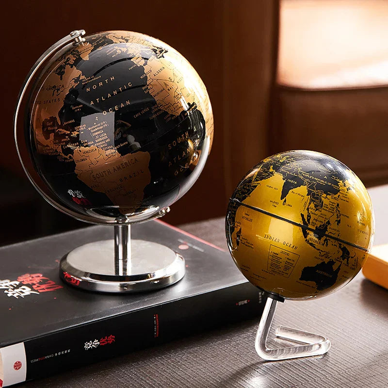 Sculpture de Globe de Luxe pour Décoration de Bureau