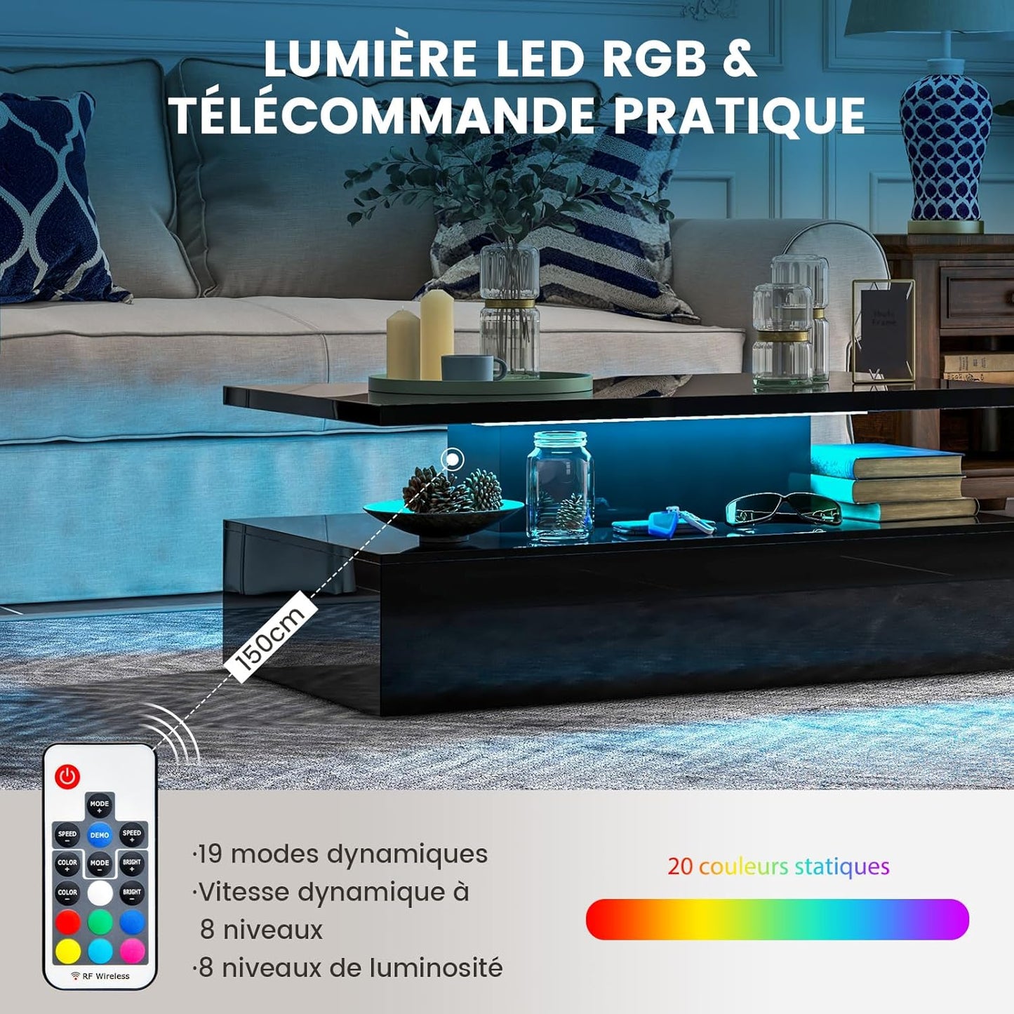 Table Basse LED