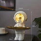 Support de Lampe de Table - Mini Sculpture d'Astronaute Étoile