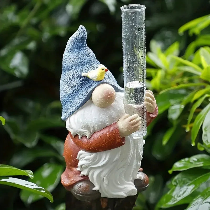 Nain de Jardin de Pluie avec Chapeau - Décoration de Jardin