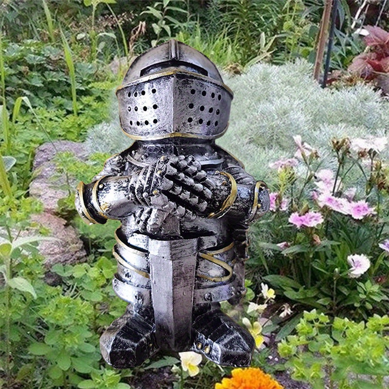 Ensemble de Figurines de Nains de Jardin Chevaliers - Décoration de Jardin