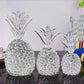 Sculpture de Fruits en Cristal d'Ananas