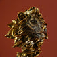 Sculpture Rétro de Luxe - Portrait Tête de Lion