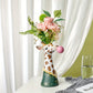 Vase Créatif Zèbre/Girafe Soufflant des Bulles